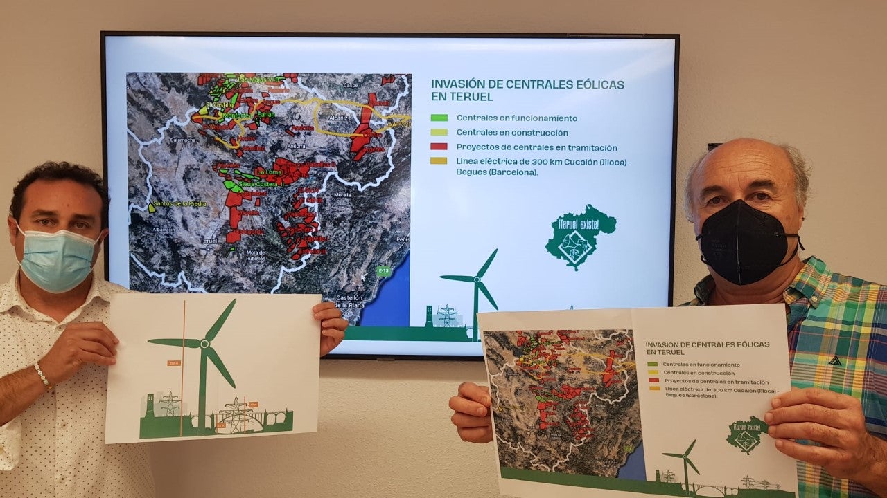 Más de cien proyectos eólicos planteados en Teruel Más de cien proyectos eólicos planteados en Teruel