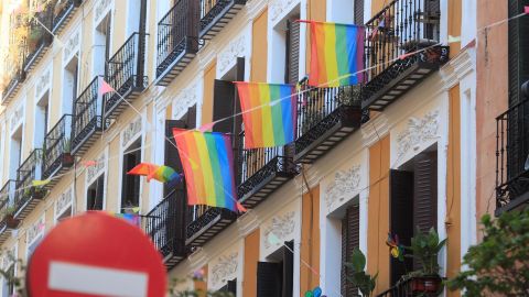 Manifestaci&oacute;n hom&oacute;foba en Chueca: un grupo de neonazis marcha al grito de "fuera maricas de nuestros barrios"