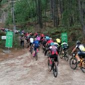 250 afeccionados ao ciclismo disfrutaron da paisaxística ourensá na “Arnoia Termal Bike”