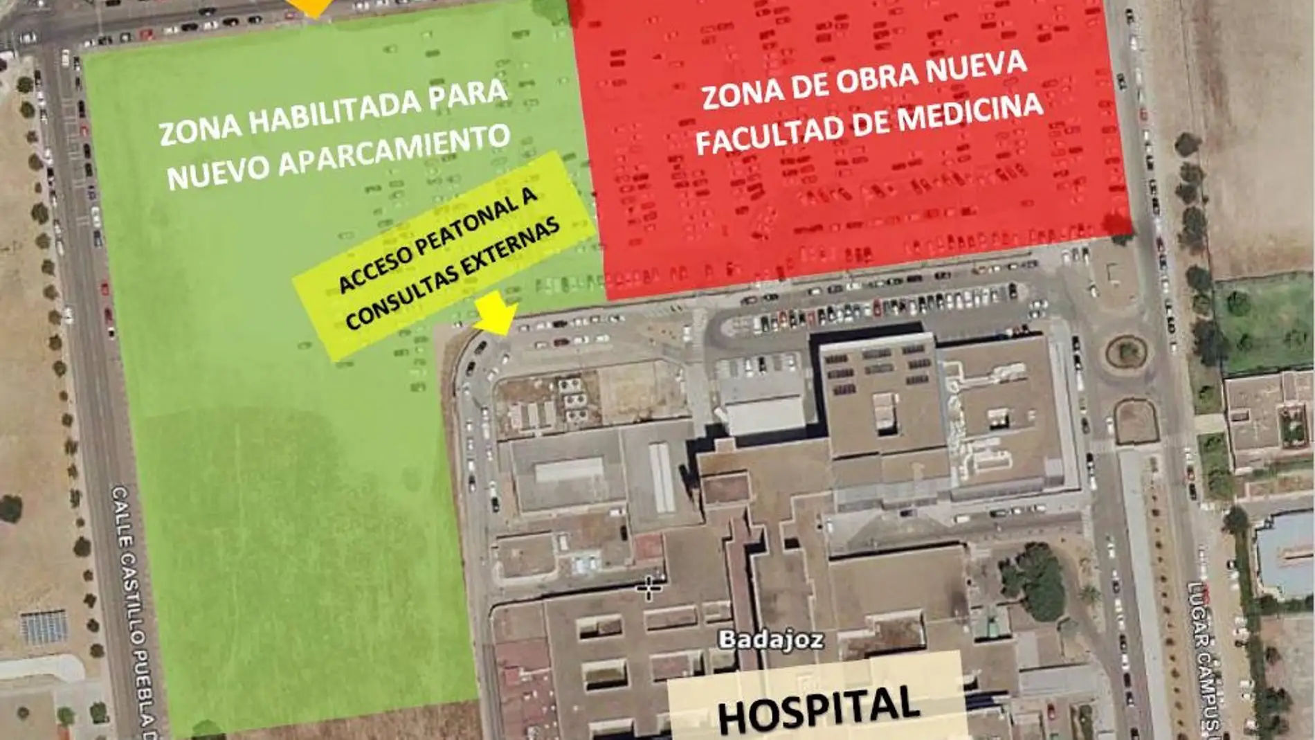 El Jueves arrancan las obras de la Nueva Facultad de Medicina de la UNEX en Badajoz