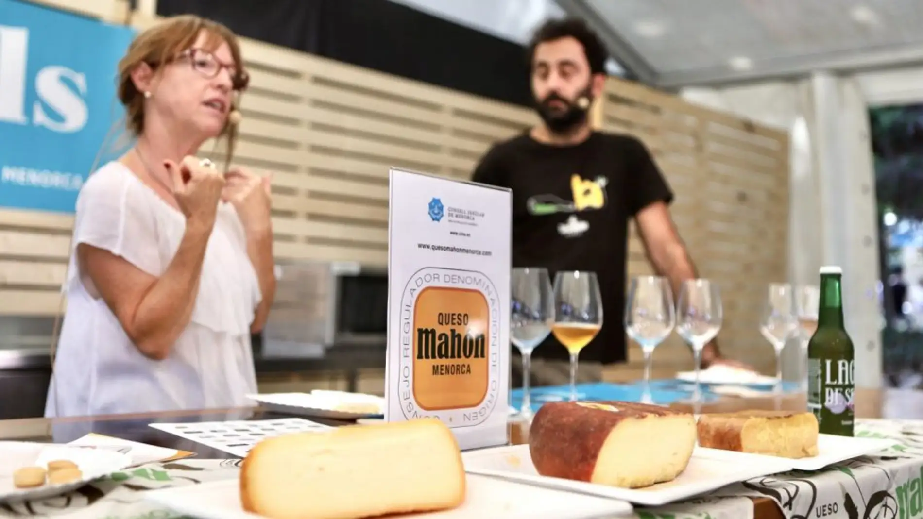 El queso Mahón-Menorca no ha faltado a la cita gastronómica. 