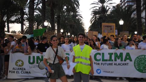 Héctor Espinosa, miembro de Fridays For Future Alicante.