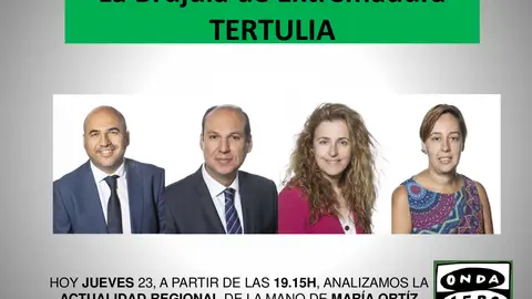 Tertulia La Brújula de Extremadura Tertulia La Brújula de Extremadura