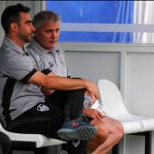 Manu González, técnico gimnástica Segoviana