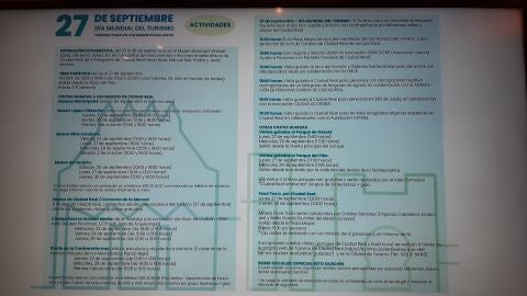 Programa de actividades del Día Mundial del Turismo en Ciudad Real Programa de actividades del Día Mundial del Turismo en Ciudad Real