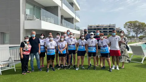 Homenaje al equipo de Les Talaies de Dragon Boat Deporte inclusivo