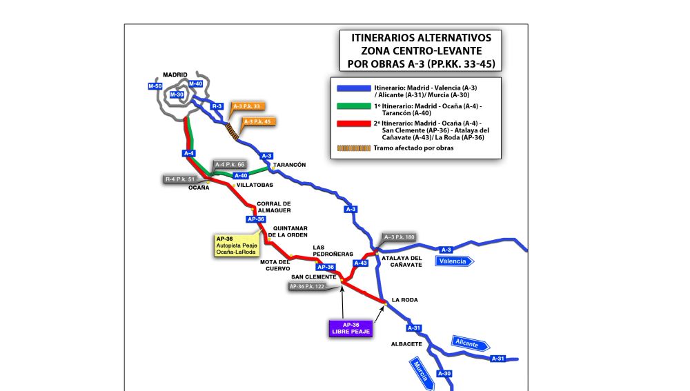 Itinerario alternativo A-3