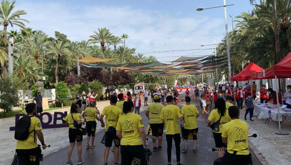 Celebración de Cruz Roja en Elche del Día Internacional de la Juventud 2021.