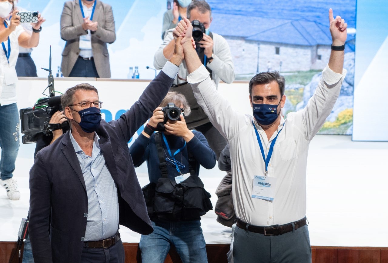 Tras su reelección como presidente provincial del PP Diego Calvo aspira a recuperar la Diputación y las alcaldías de A Coruña, Ferrol y Santiago Tras su reelección como presidente provincial del PP Diego Calvo aspira a recuperar la Diputación y las alcaldías de A Coruña, Ferrol y Santiago