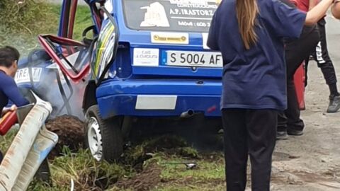 Accidente en el Rally de Llanes, dos c&aacute;ntabros fallecen tras salirse su veh&iacute;culo en una curva