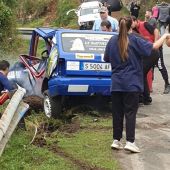 Accidente en el Rally de Llanes