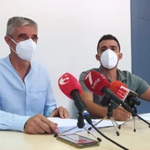 Isidoro Gambín, alcalde de Arcos, y Diego Carrera Isidoro Gambín, alcalde de Arcos, y Diego Carrera