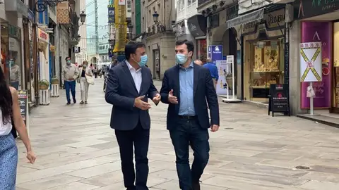 Valentín González Formoso y Gonzalo Caballero Valentín González Formoso y Gonzalo Caballero