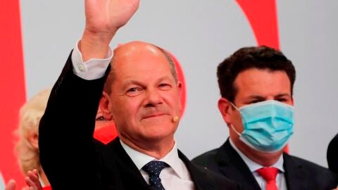 El candidato a canciller del SPD, Olaf Scholz.