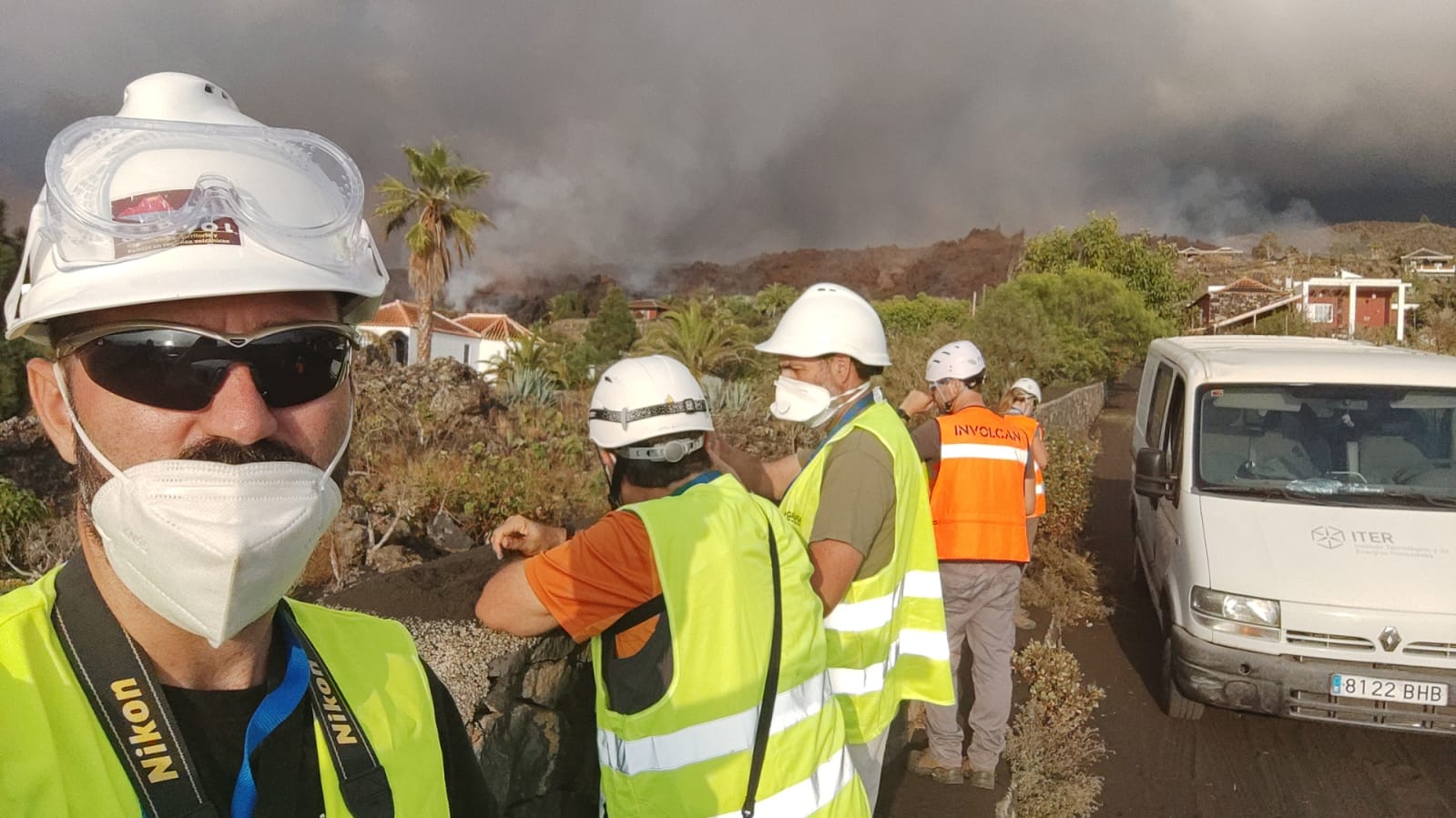 Geovol trabaja en varias líneas de Investigación en el volcán de La Palma Geovol trabaja en varias líneas de Investigación en el volcán de La Palma