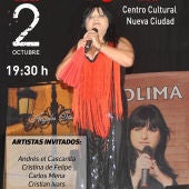 Solima actuará con motivo del Día del Mayor con su espectáculo "Entre Copas y Guitarra"