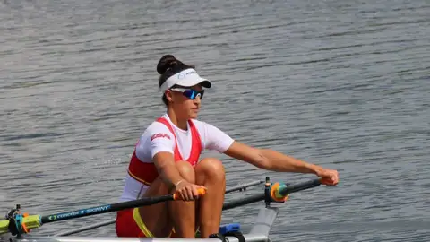 Esther Briz en el Campeonato de Portugal Esther Briz en el Campeonato de Portugal