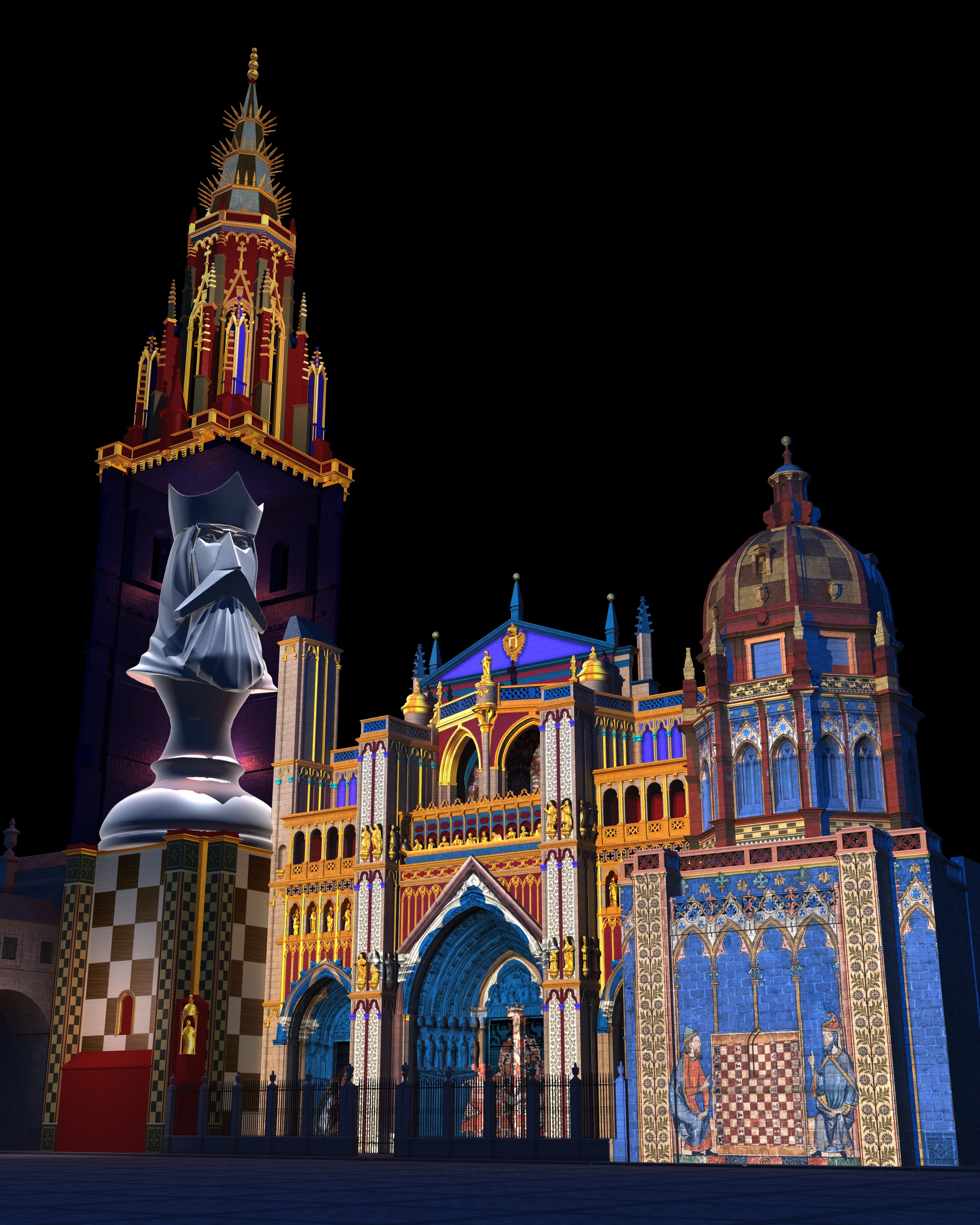 Vuelve Luz Toledo a la Catedral con el espectáculo ‘Alfonso X. El Rey precursor’ Vuelve Luz Toledo a la Catedral con el espectáculo ‘Alfonso X. El Rey precursor’