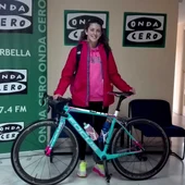 Marina Castro en un visita a Onda Cero Marbella Marina Castro en un visita a Onda Cero Marbella