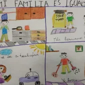 Uno de los dibujos enviados al concurso Uno de los dibujos enviados al concurso