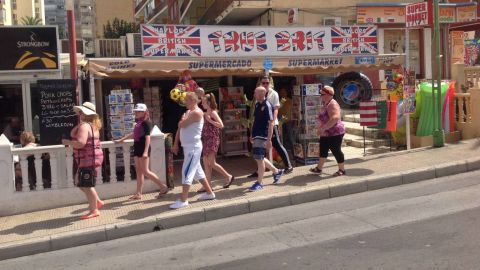 Turismo brit&aacute;nico en Benidorm