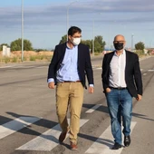 Visita al Vial 8 del Parque Empresarial de La Solana Visita al Vial 8 del Parque Empresarial de La Solana