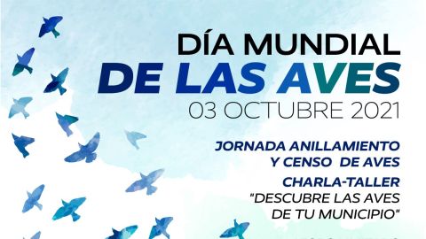 Cartel del Día Mundial de las Aves Migratorias en El Campello