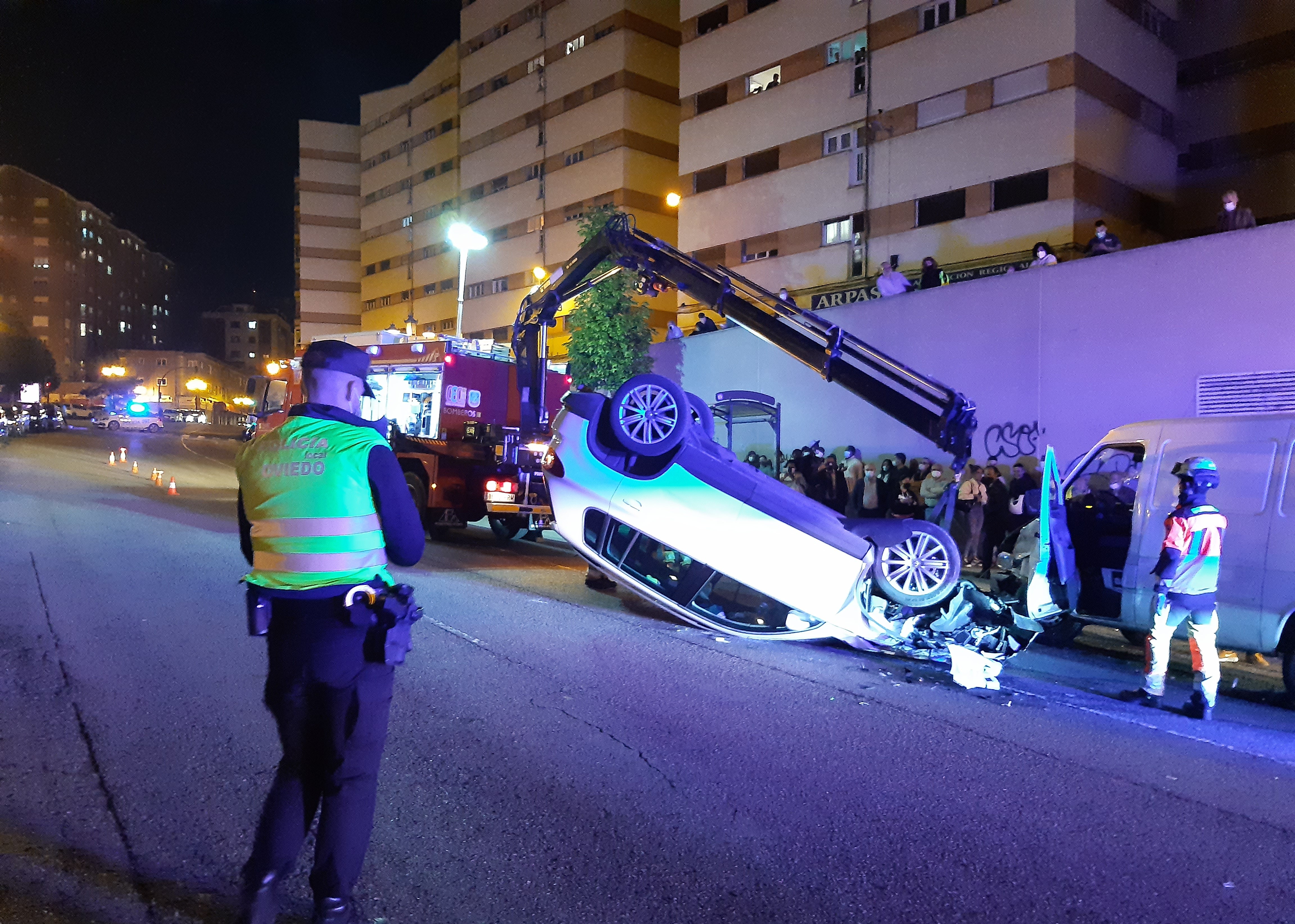Cuatro heridos en una colisión en la avenida del Mar Cuatro heridos en una colisión en la avenida del Mar