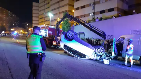 Cuatro heridos en una colisión en la avenida del Mar Cuatro heridos en una colisión en la avenida del Mar