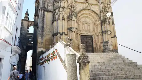 Iglesia de Santa María en una foto de archivo Iglesia de Santa María en una foto de archivo