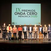 Imagen de la gala de los Premios Onda Cero Menorca 2020. 