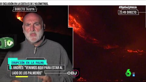 El chef José Andrés, sobre la solidaridad en La Palma: "No he visto nada igual en todo el mundo"