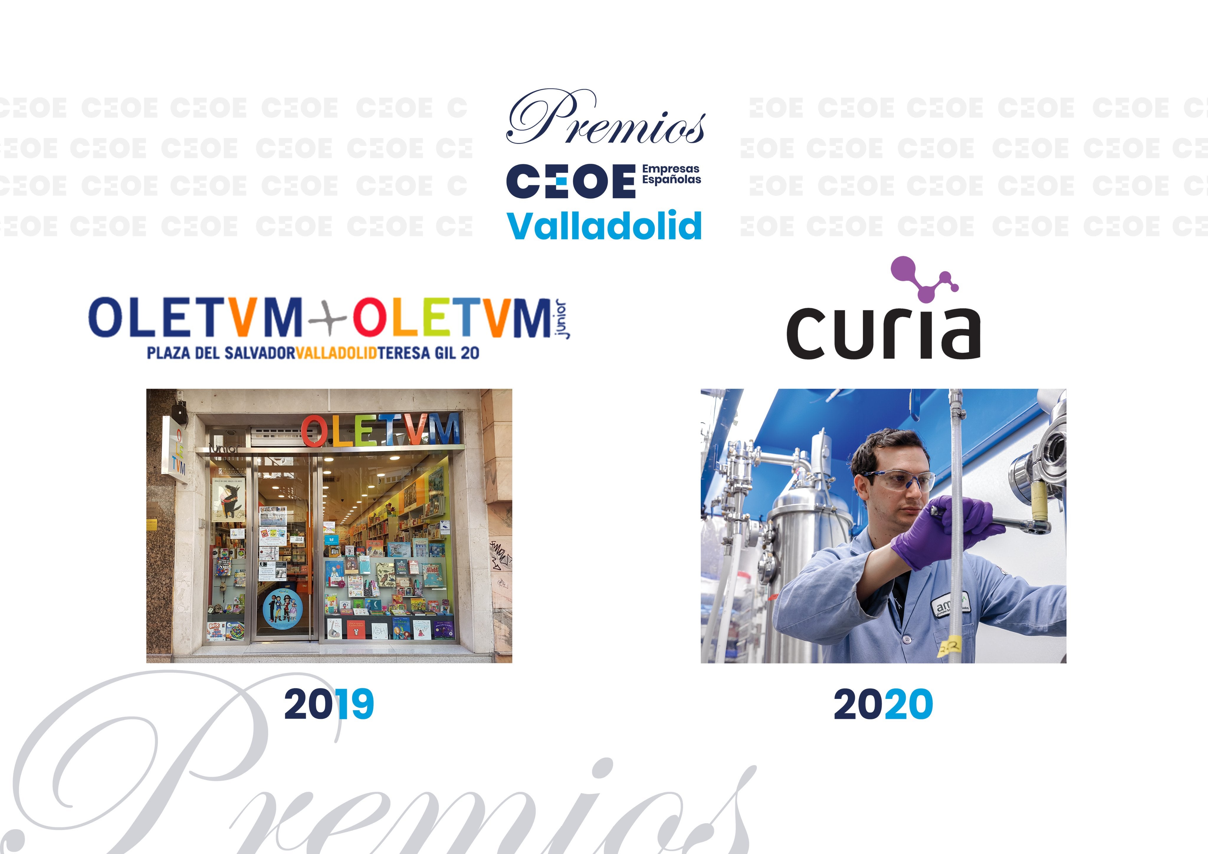 Oletvm y Curia Global, premios CEOE Valladolid Oletvm y Curia Global, premios CEOE Valladolid