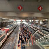 Imagen del andén de la Estación de Atocha