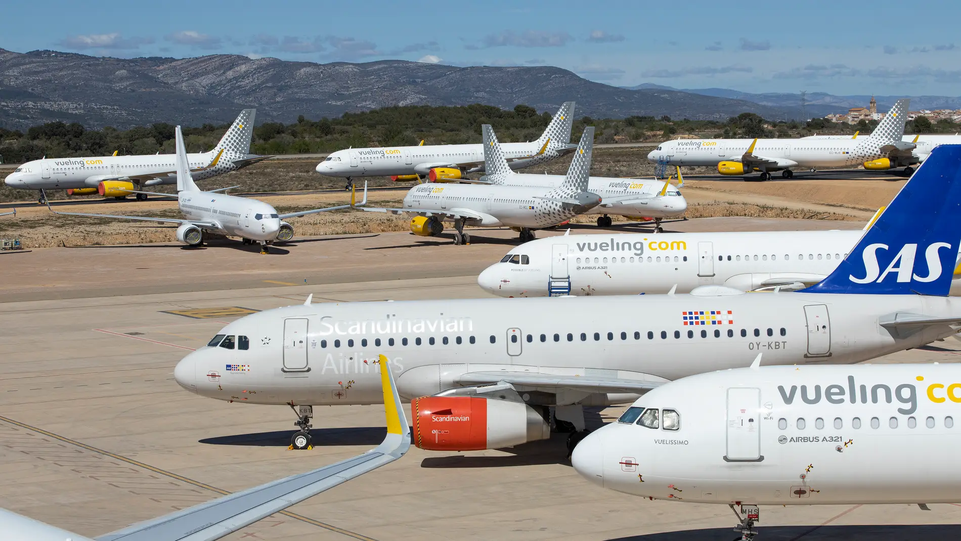 El aeropuerto de Castellón reunirá 60 aviones de forma simultánea este invierno El aeropuerto de Castellón reunirá 60 aviones de forma simultánea este invierno