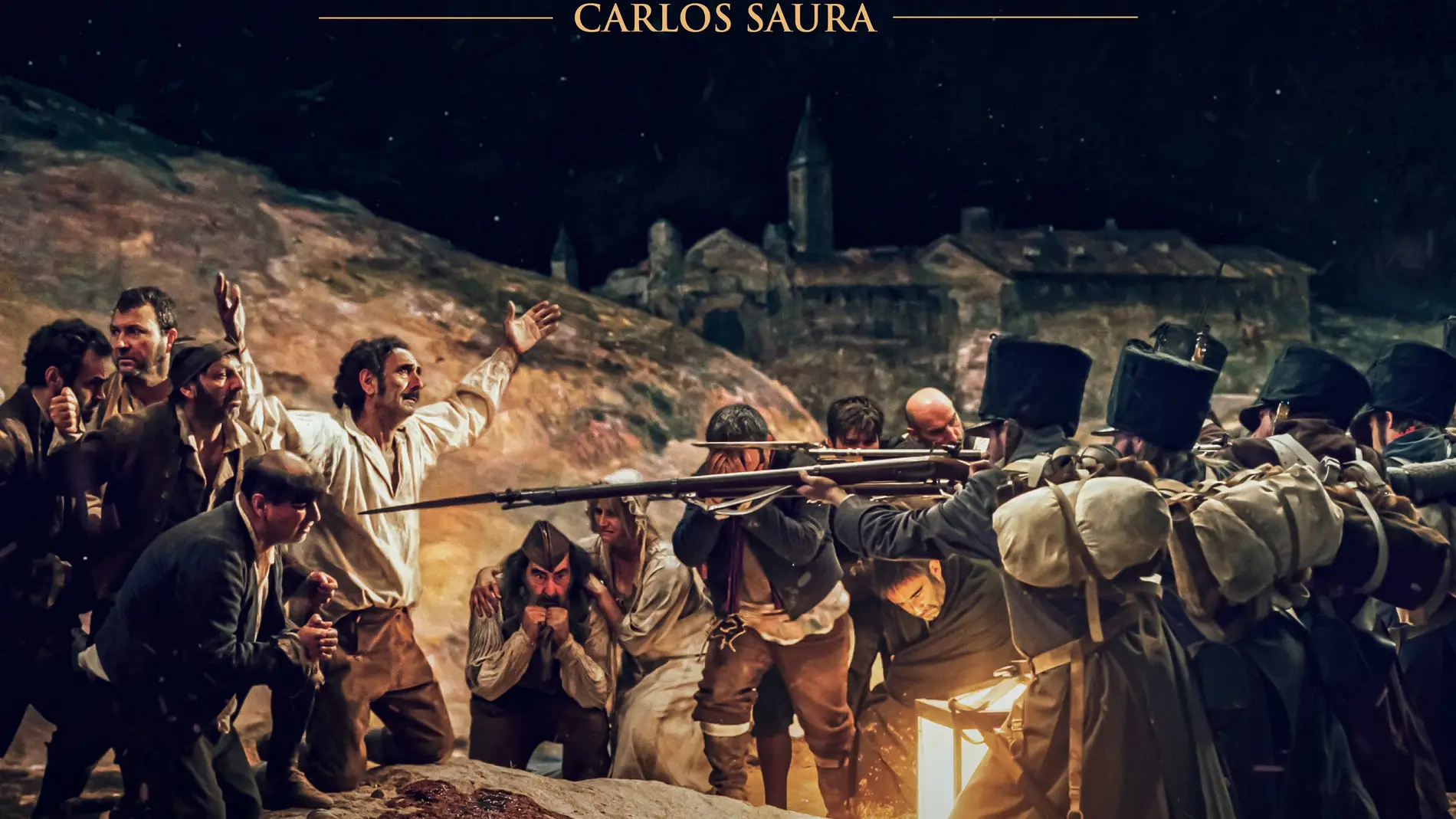 Cartel del cortometraje filmado por Saura sobre la obra de Goya