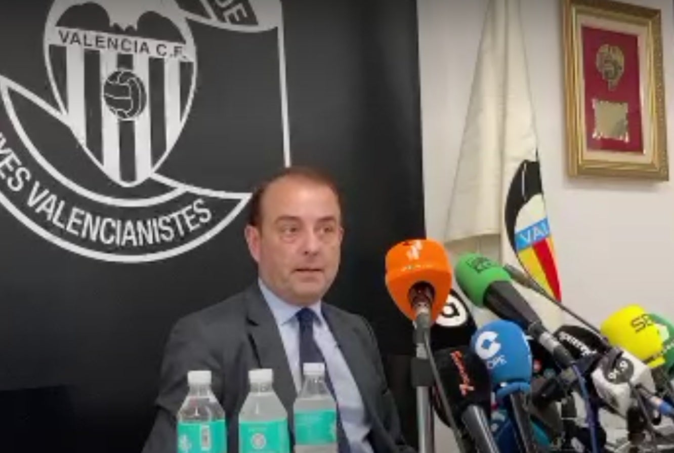 Zorío presenta oferta de 368 millones para comprar el Valencia Zorío presenta oferta de 368 millones para comprar el Valencia
