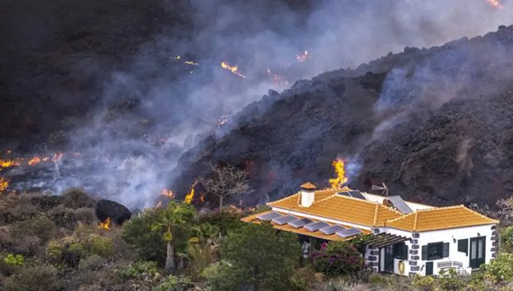 Las graves consecuencias del volcán de La Palma sobre las viviendas de la zona 