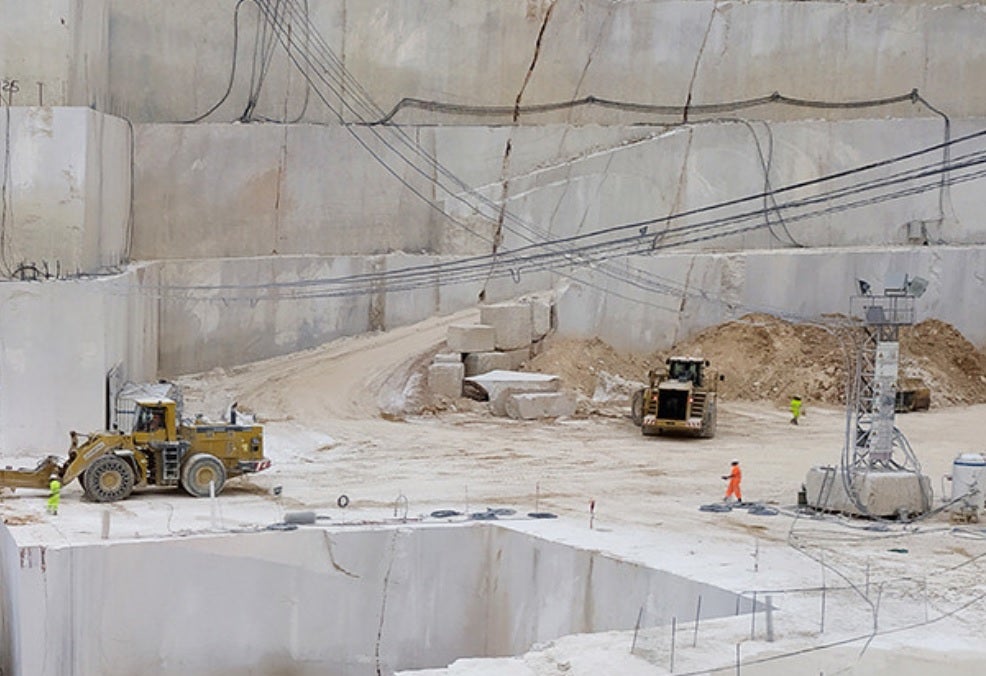 Empresas del mármol de Novelda, La Romana, Monforte del Cid y Pinoso se desplazan a Italia en la primera feria presencial desde la llegada de la pandemia Empresas del mármol de Novelda, La Romana, Monforte del Cid y Pinoso se desplazan a Italia en la primera feria presencial desde la llegada de la pandemia