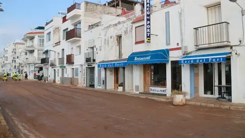 Imatge d’Alcanar pocs dies després de les inundacions. Imatge d’Alcanar pocs dies després de les inundacions.