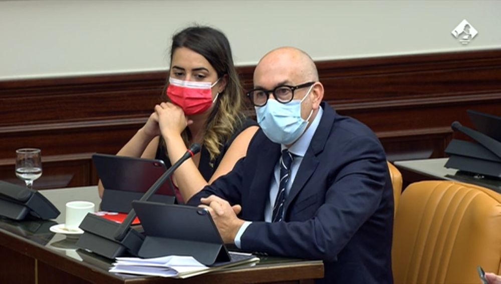 Alejandro Soler en la Comisión de Industria, Comercio y Turismo del Congreso.