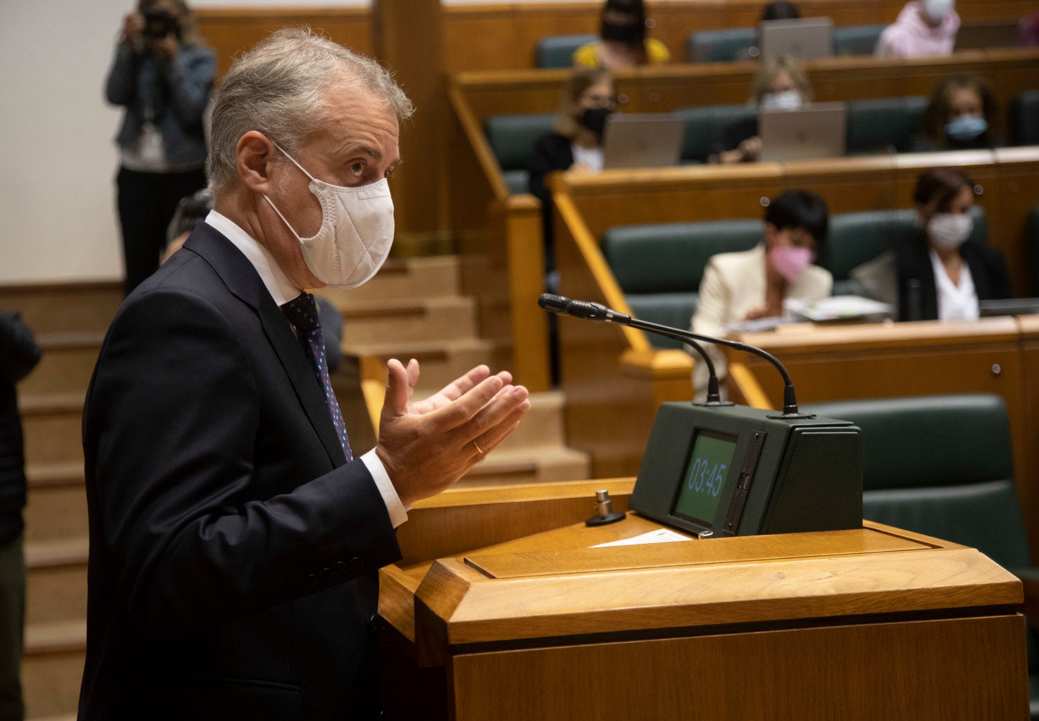 Urkullu prevé desactivar el martes la emergencia sanitaria Urkullu prevé desactivar el martes la emergencia sanitaria