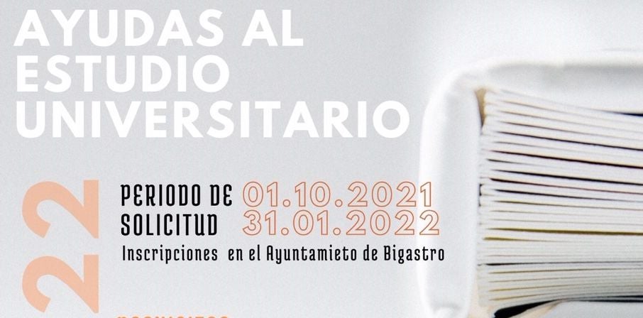 Abierto el plazo de solicitud para las ayudas al estudio universitario por cuarto año Abierto el plazo de solicitud para las ayudas al estudio universitario por cuarto año