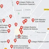 Mapa centros educativos Valdepeñas Mapa centros educativos Valdepeñas