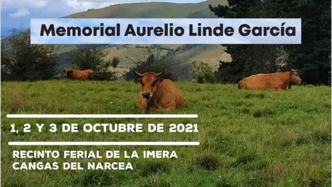Cartel anunciador del certamen ganadero que se celebra en Cangas del Narcea Cartel anunciador del certamen ganadero que se celebra en Cangas del Narcea