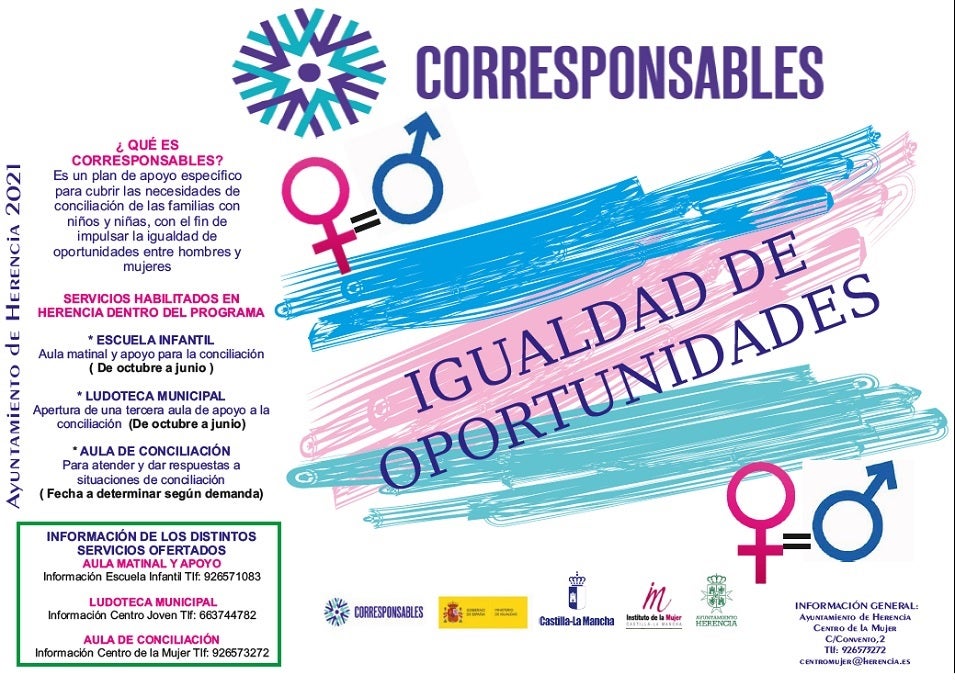 El Ayuntamiento de Herencia pone en marcha el Plan Corresponsables El Ayuntamiento de Herencia pone en marcha el Plan Corresponsables