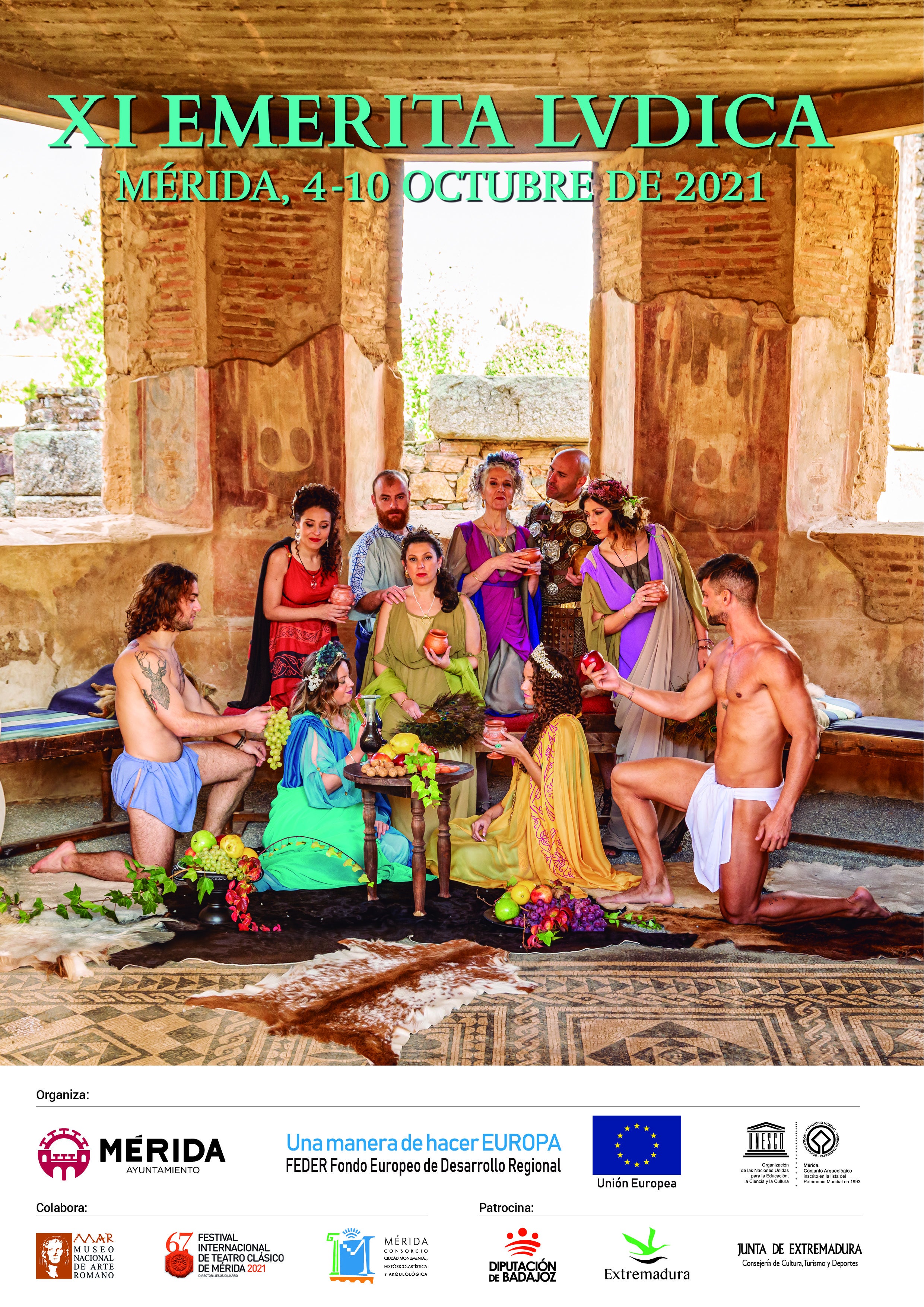 La vida romana volverá a Mérida del 4 al 10 de octubre La vida romana volverá a Mérida del 4 al 10 de octubre