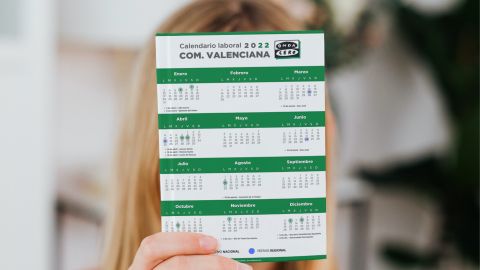 Calendario laboral de la Comunitat Valenciana para 2022