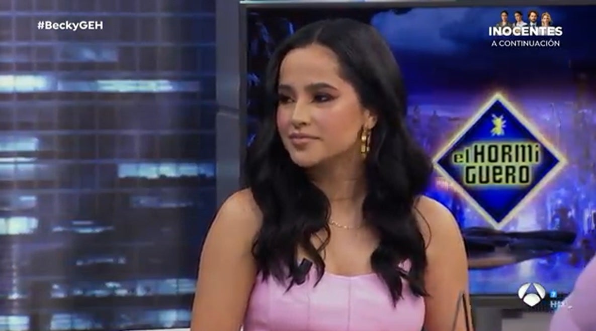 Becky G explica en El Hormiguero los motivos por los que ha cancelado su gira en España Becky G explica en El Hormiguero los motivos por los que ha cancelado su gira en España