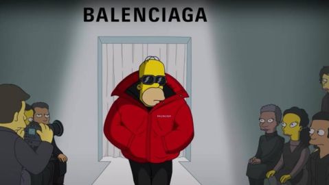 Balenciaga desfila con Los Simpson.
